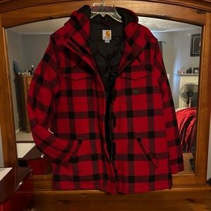 Carhartt Camden Buffalo Plaid Parka Coat♥️♥️